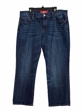 Lucky Brand Women's Dark Blue Cropped Jeans Size 12